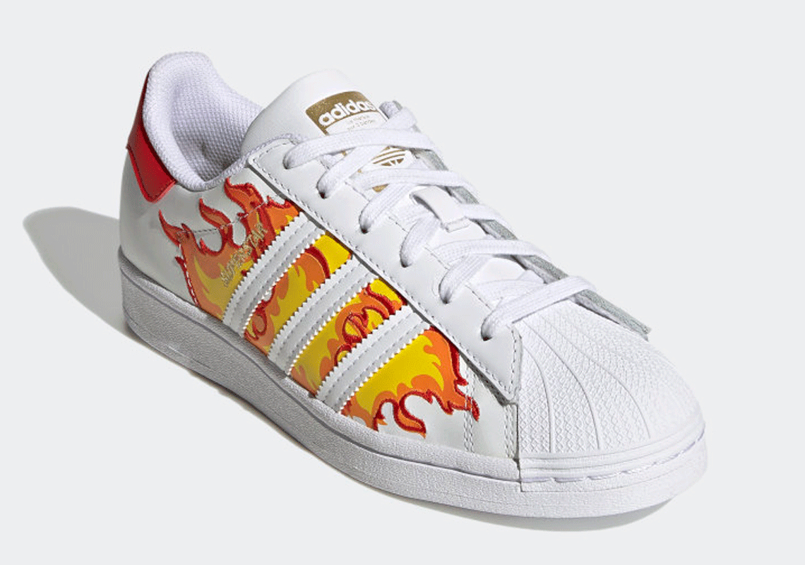 Adidas superstar flame Clearance