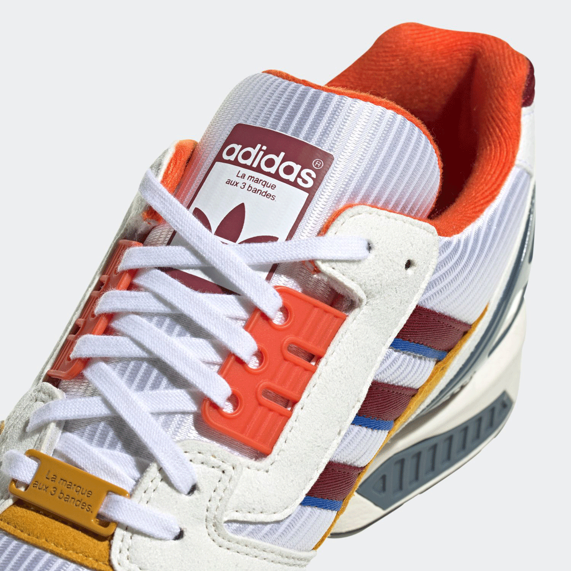 adidas ZX 8000 White College Burgundy FY9271 | SneakerNews.com