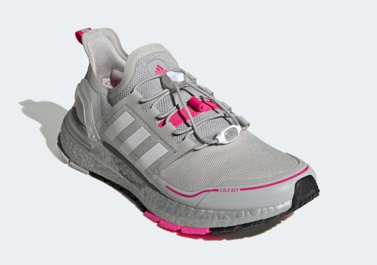 Grey Two Uppers And Shock Pink Accents Dress Up The adidas Ultra Boost Winter Ready