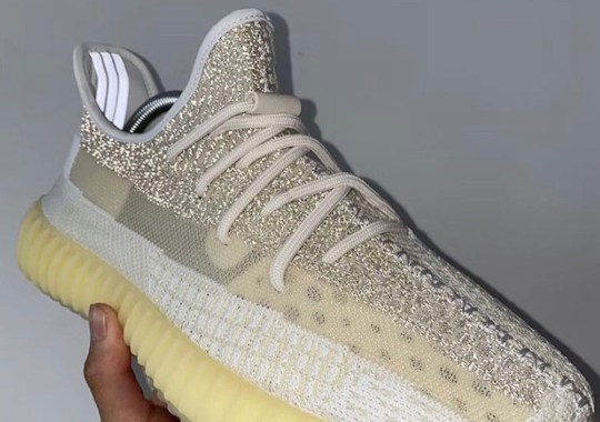 First Look At The adidas Yeezy Boost 350 v2 “Natural Reflective”