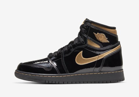 Air Jordan 1 High Black Gold 555088-032 | SneakerNews.com