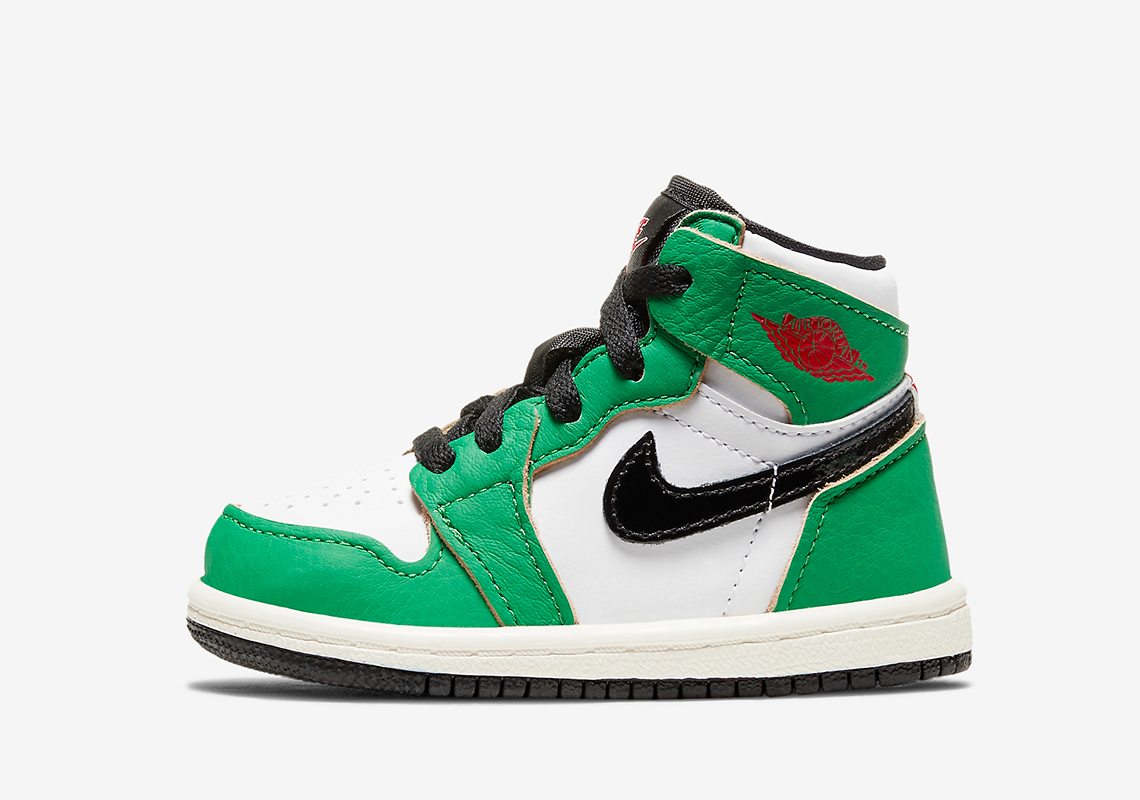 BRAND NEW PAIRS OF NIKE AIR gold JORDAN RETRO I MID SE OLYMPIC USA Lucky Green Toddler Cu0450 300 1