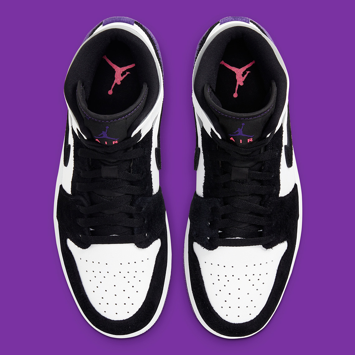 air jordan 1 mid se appears in varsity purple