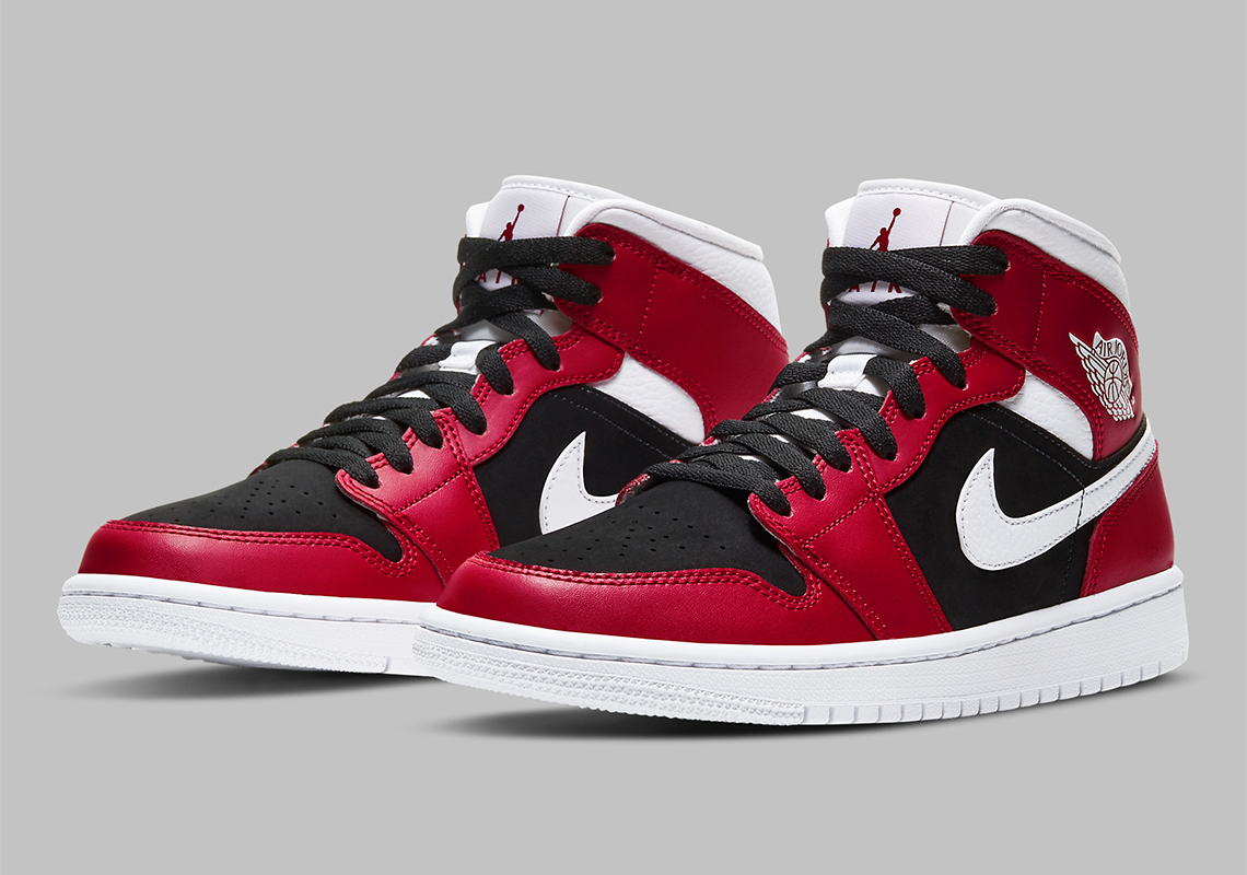 nike air jordan 1 red black white