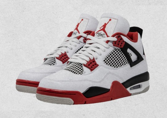 First Look At The Air Jordan 4 “Fire Red” Releasing Black Friday 2020