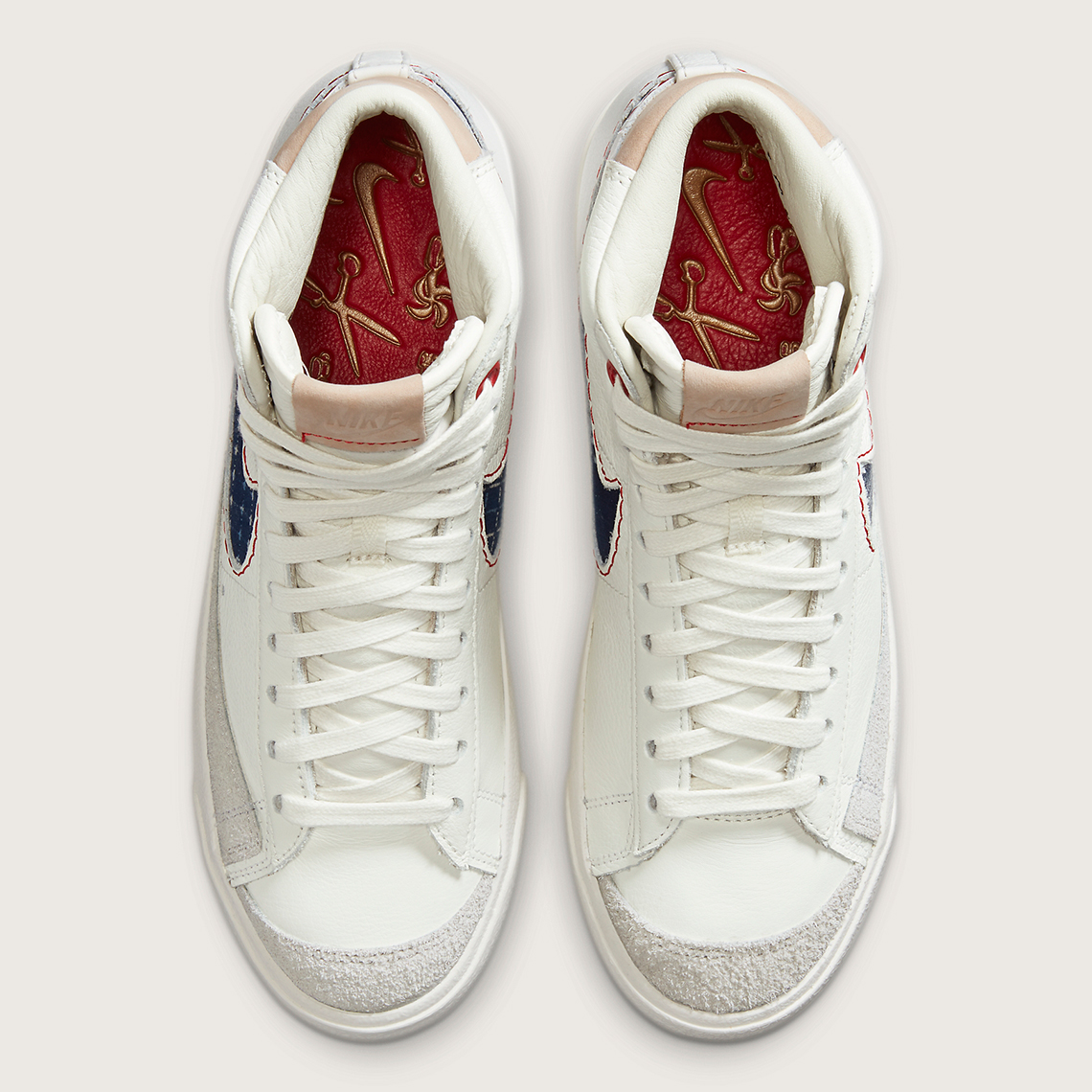 Denham Nike Blazer Mid CU8054-100 | SneakerNews.com