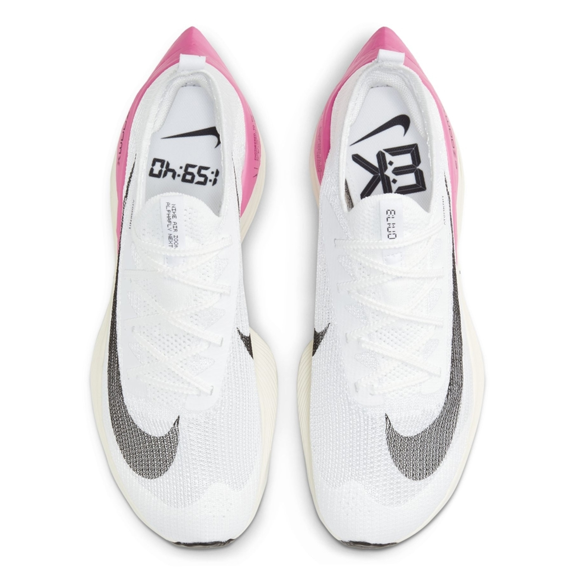 eliud kipchoge nike alphafly next white pink 3