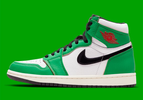 Air Jordan 1 High Lucky Green Boston DB4612-300 | SneakerNews.com