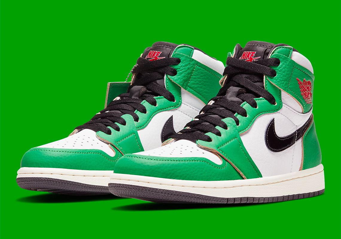 jordan 1 og lucky green