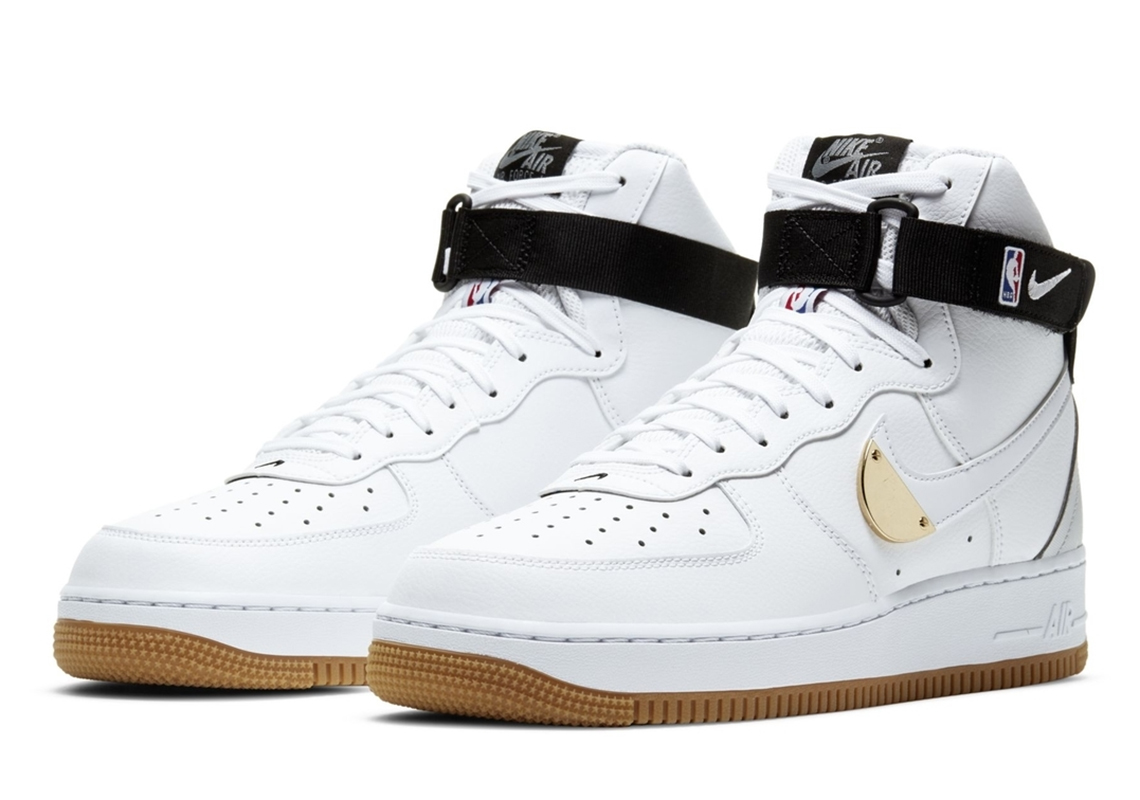Nike Air Force 1 High NBA CT2306-100 White Gum | SneakerNews.com