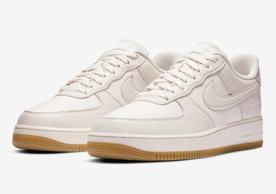 The Nike Air Force 1 Low GORE-TEX Pairs Sail Uppers With Gum Bottoms