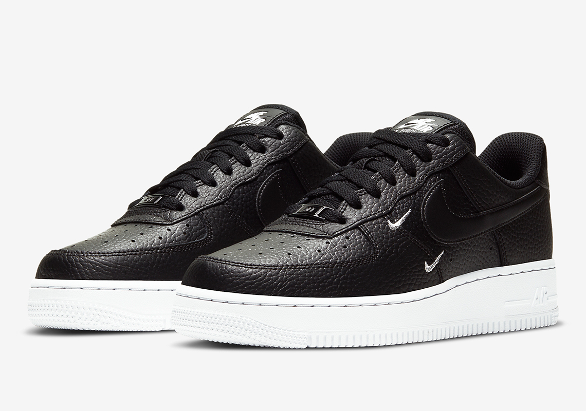 nike air force 1 with silver swoosh