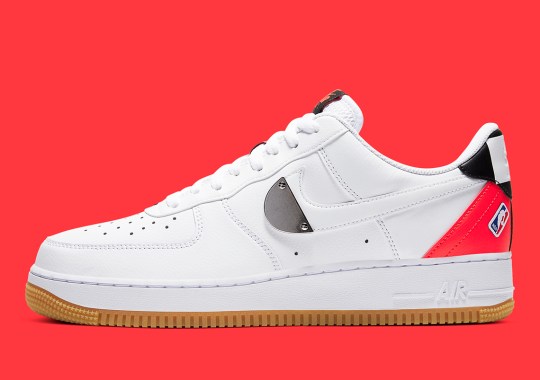 The Nike Air Force 1’s Tribute To Banned NBA Accessories Continues With White And Gum