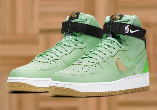 The Nike Air Force 1 High NBA Varies The Lucky Celtics Green Colorway