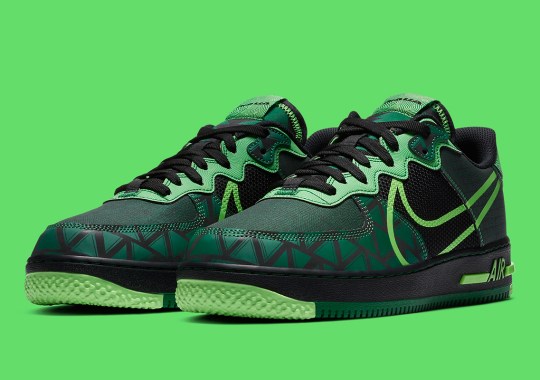 The Nike Air Force 1 React Appears In The Vibrant “Naija” Colorway