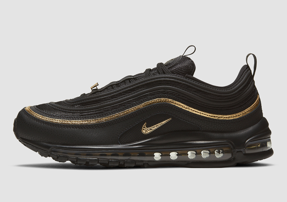 nike air 97 black and gold