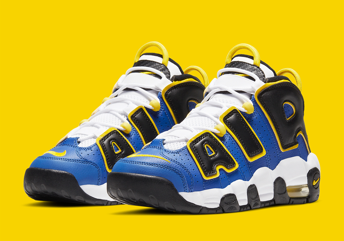 nike air more uptempo yellow