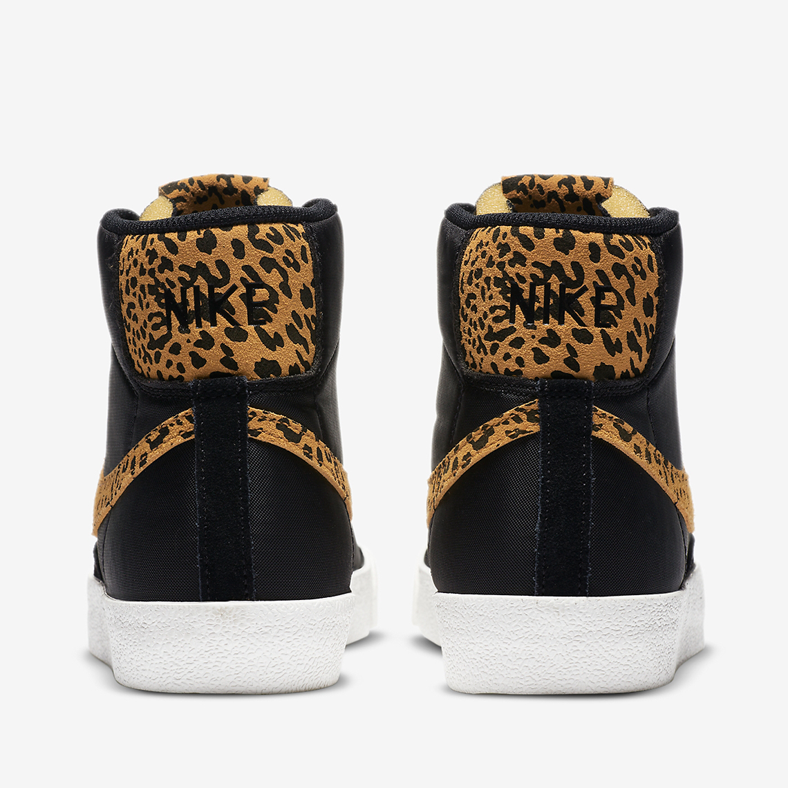 cheetah print nike blazers