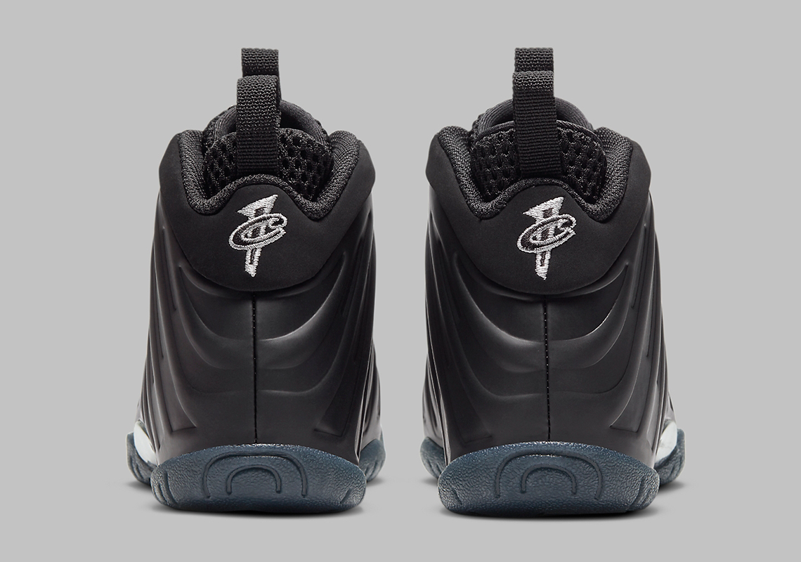 Nike Little Posite One Black Anthracite Wolf Grey 644791-014 ...
