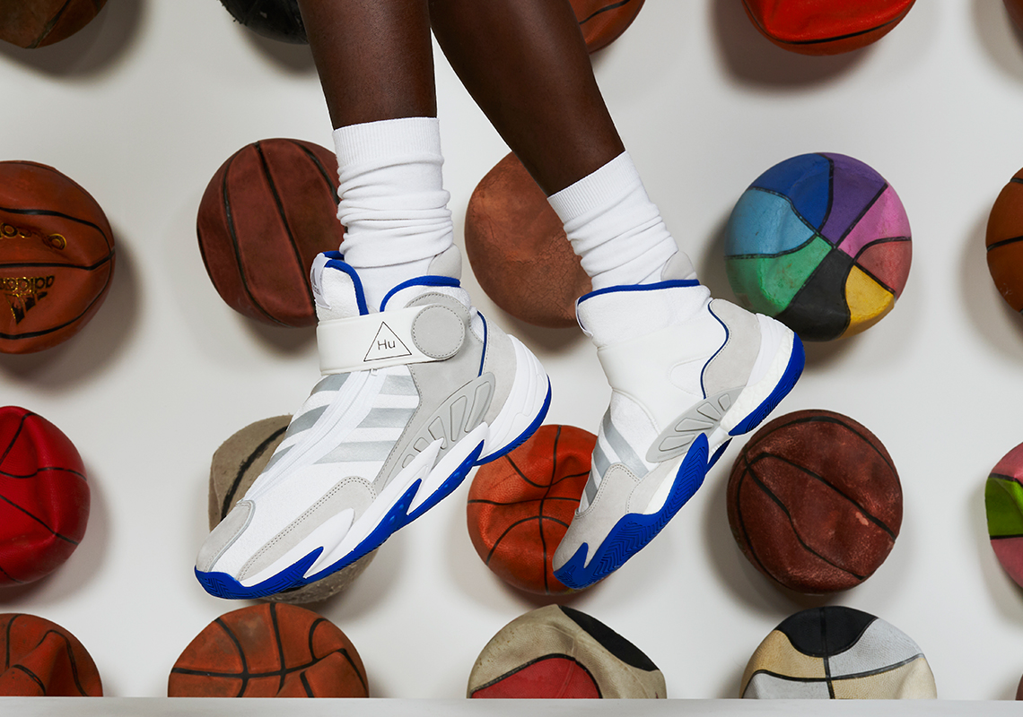 Adidas X Pharrell Williams Blue White Crazy BYW HU Basketball