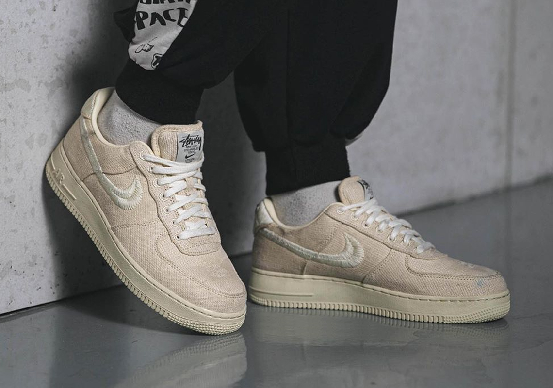 sweater gennembore Hotellet Stussy Nike Air Force 1 Fossil CZ9084-200 Release | SneakerNews.com