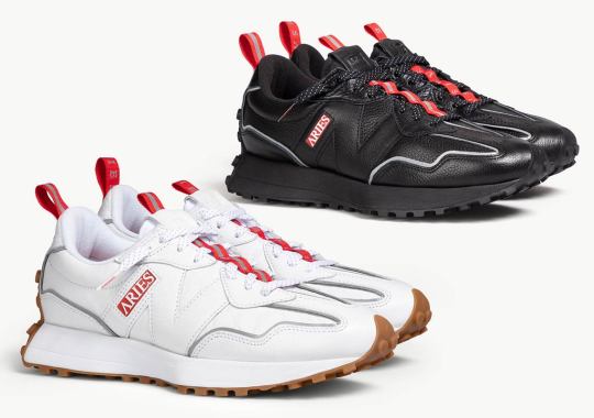 ARIES And New Balance Upgrade The 327 With Full Leather Construction