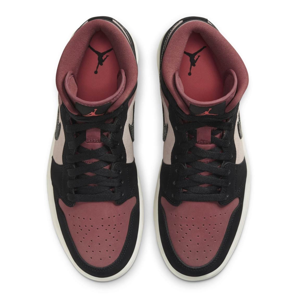 Air Jordan 1 Mid WMNS Burgundy Dusty Pink Release Info | SneakerNews.com