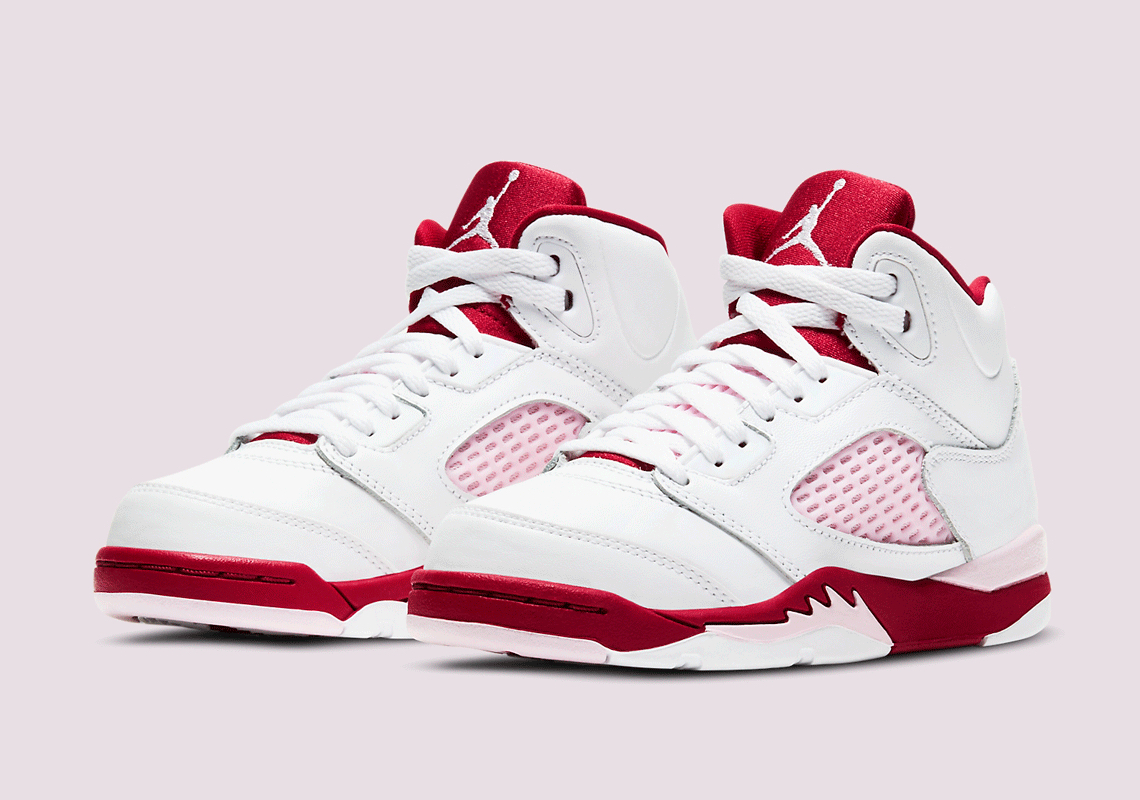 new jordans pink and white