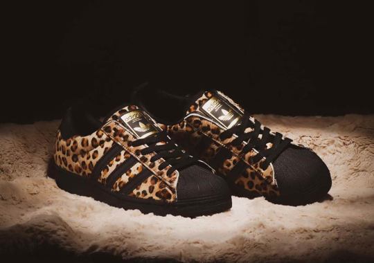 The adidas Superstar Collaborations Continue With This Hairy Leopard By atmos