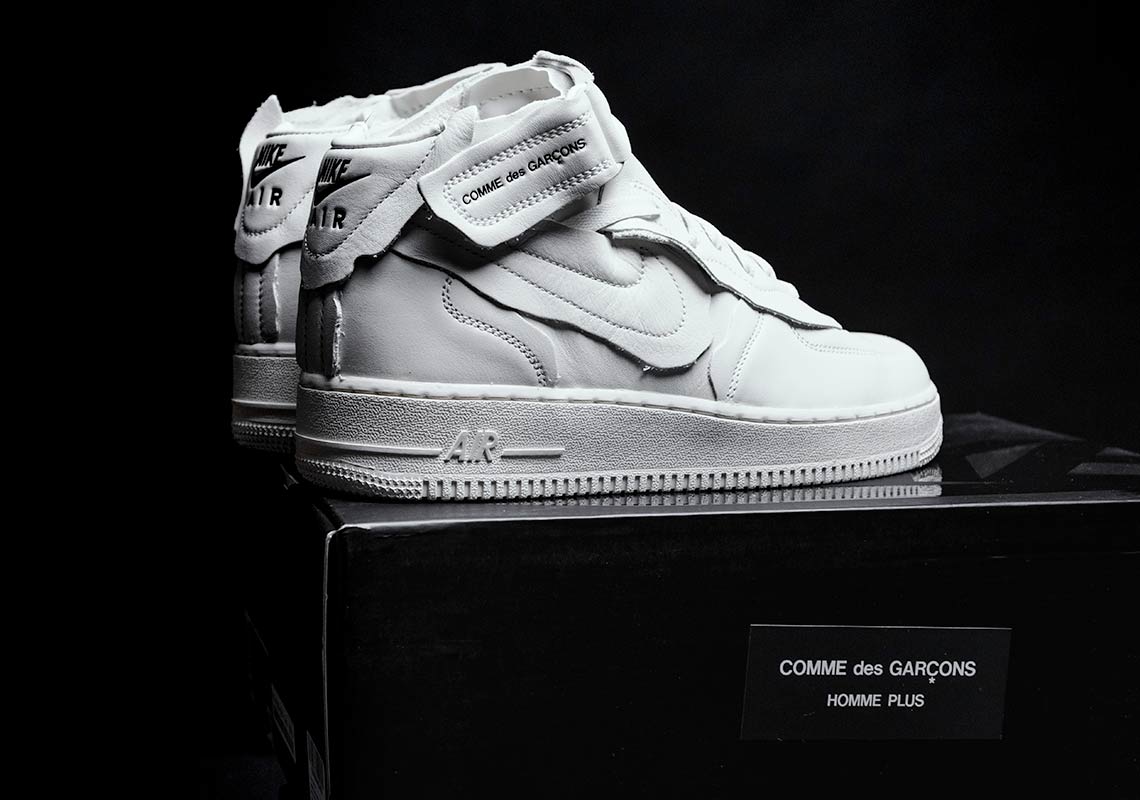 comme des garcons x nike air force 1