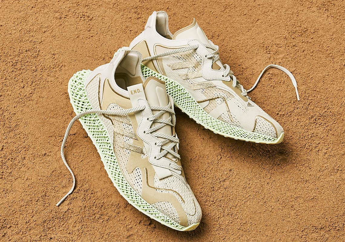 END Applies A Sandy "Dune" Colorway To The adidas 4D