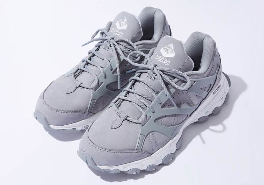 Mountain Research And Reebok Celebrate ’80s Collegiate Style With The DMX Trail Shadow “Pure Grey”