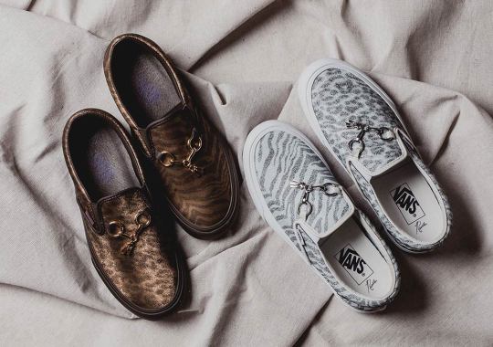 Needles And Vault By Vans Reprise Their Slip-On With Animal Prints