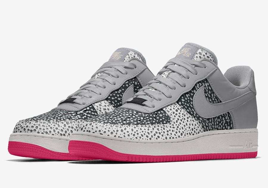 Nike Air Force 1 By You Safari Print Release Info | SneakerNews.com