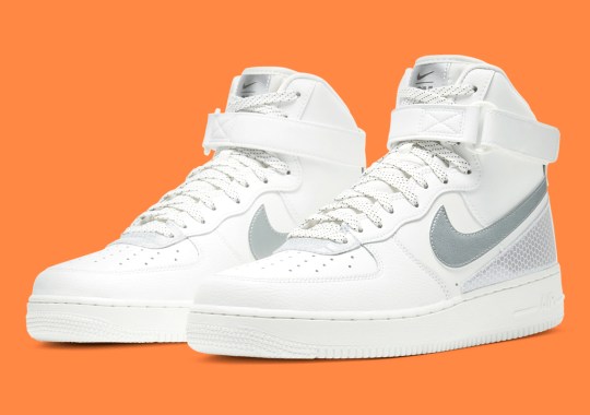 A Crisp White Nike Air Force 1 High Gets Covered In 3M Reflective