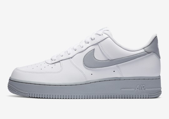 Nike’s Solid-Colored Sole Series Continues With This Air Force 1 Low “Wolf Grey”