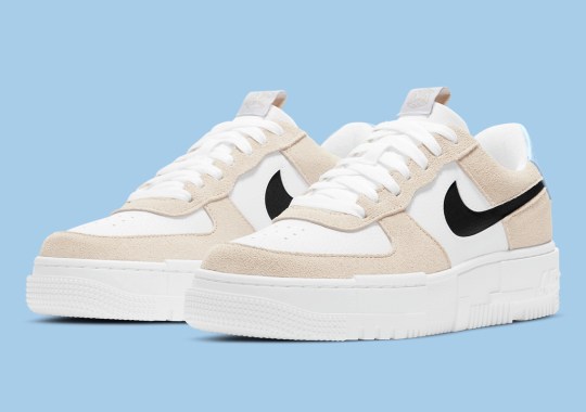The Nike Air Force 1 Pixel Arrives In Desert Sand And Dark Cinder