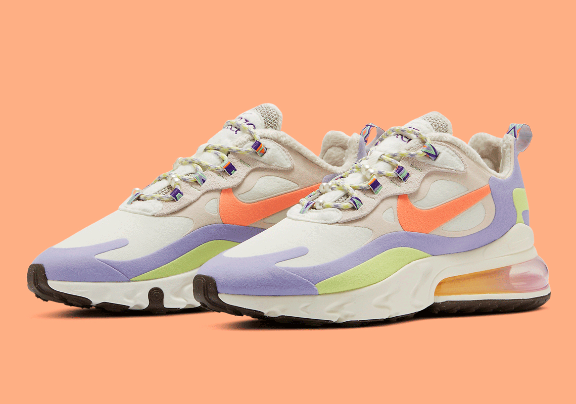 Nike Air Max 270 React Cream Purple 