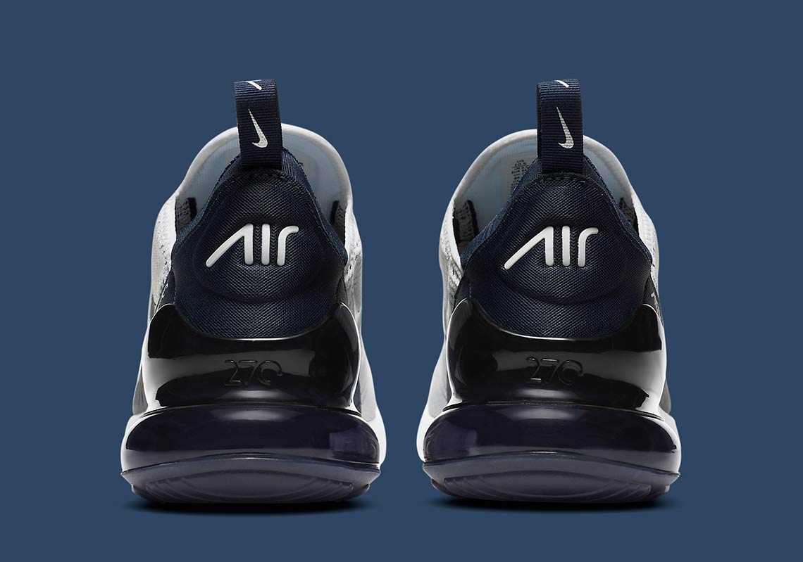 nike air max 270 white midnight navy