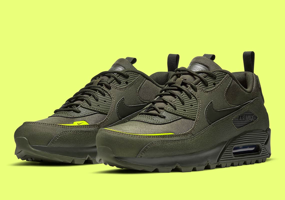 olive green nikes womens