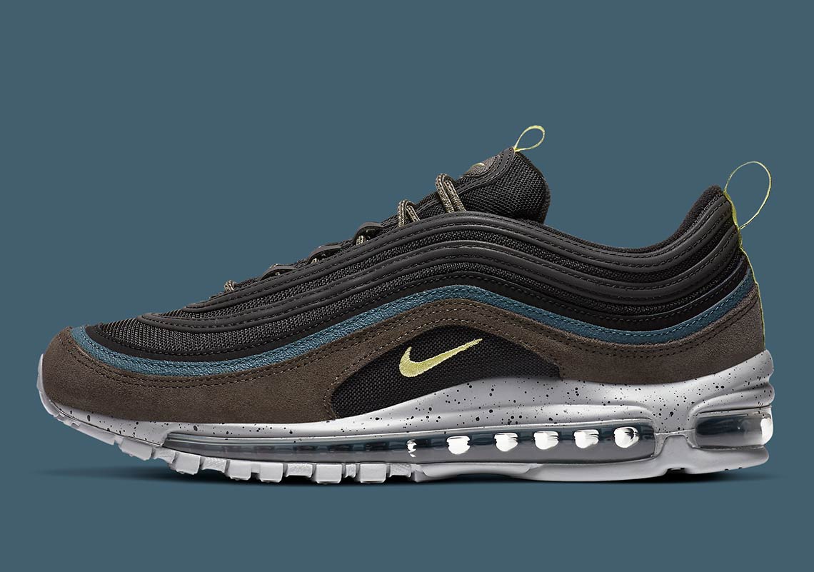 blue and brown air max 97