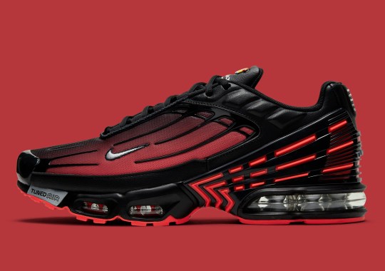 The Nike Air Max Plus 3 Returns In Another “Deadpool” Style Colorway