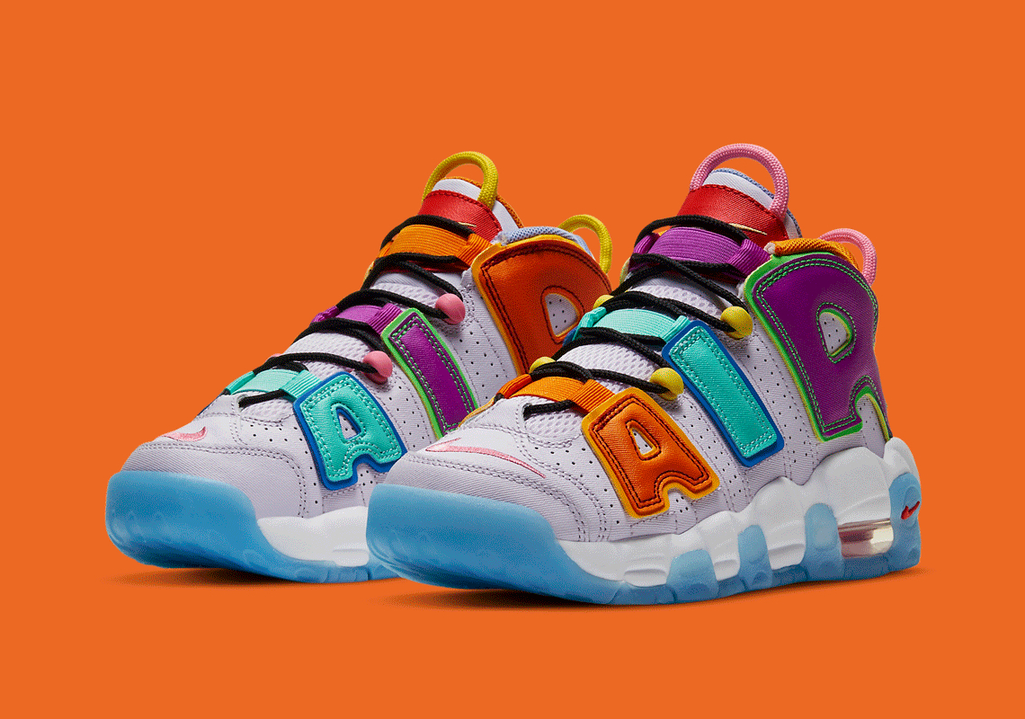 Nike Air More Uptempo GS TD Multicolor Release