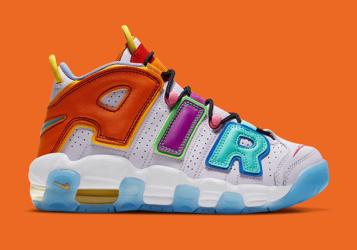 Nike Air More Uptempo GS TD Multicolor 