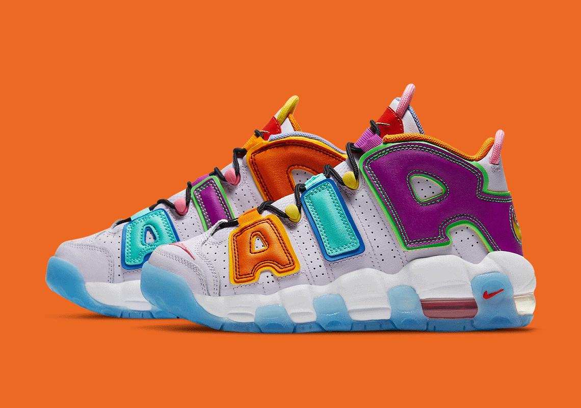 Nike Air More Uptempo GS TD Multicolor Release | SneakerNews.com