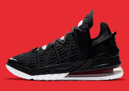 The Nike LeBron 18 Gets A Classic Black/Red Look