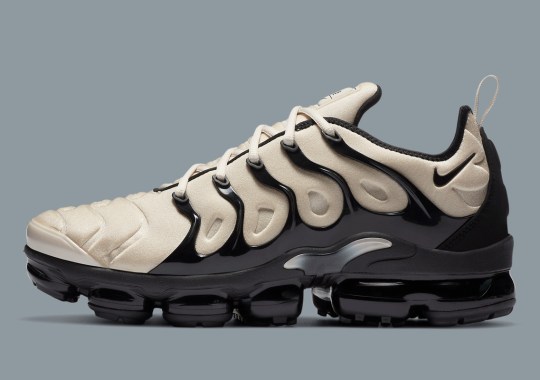 The Nike Vapormax Plus Appears In Bone, Grey And Black