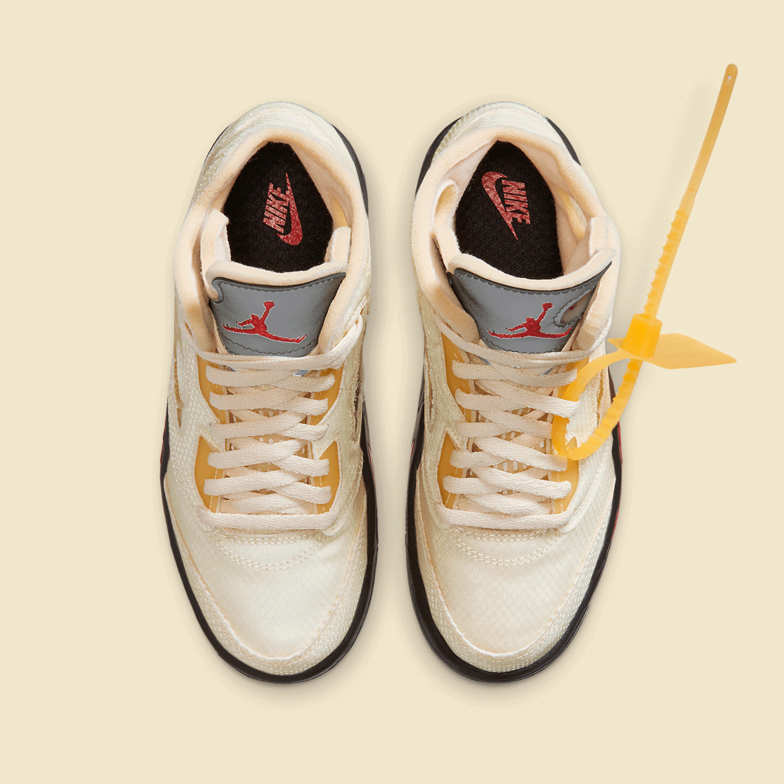 DEADSTOCK VIRGIL ABLOH Nike Air Jordan V 5 x OFF-WHITE Sail 2020