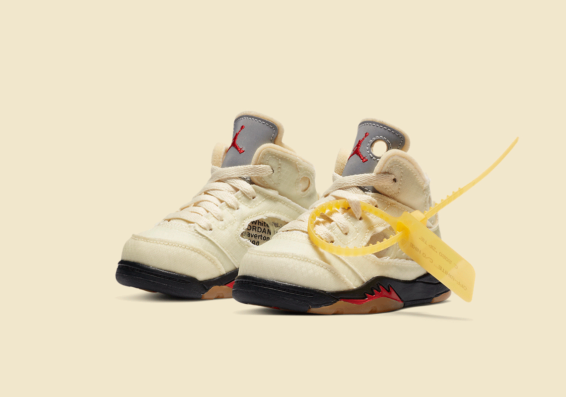 Off-White Air Jordan 5 Fire Red DH8565-100 Release Date 