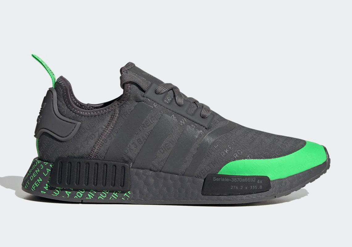 adidas grey and green